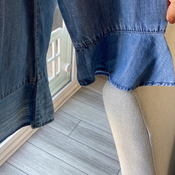 Inc denim peplum top M new with tags NWT - Picture 3 of 13